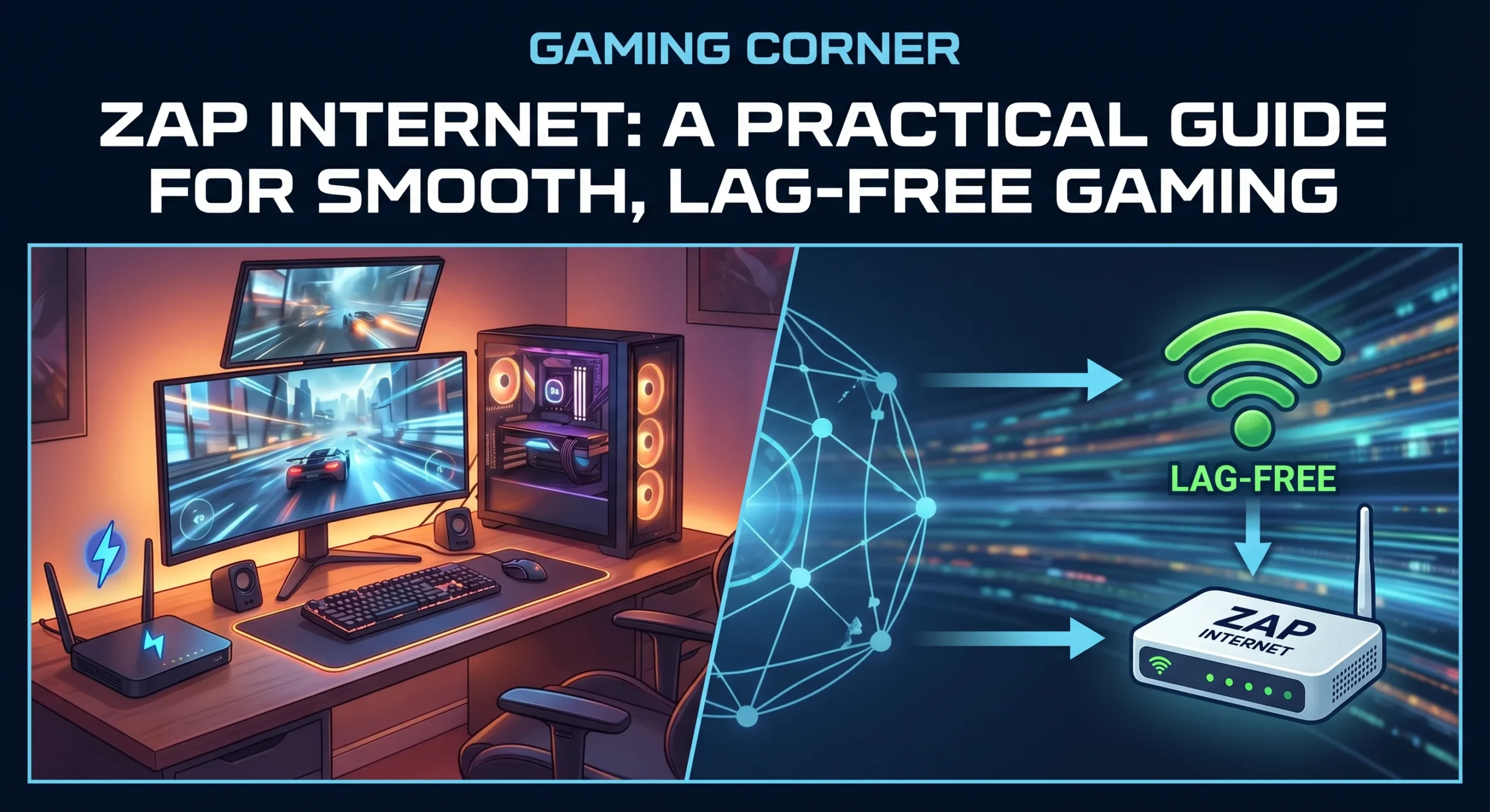 Gaming Corner Zap Internet